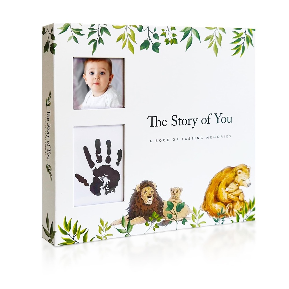 Animal Themed Baby Milestone Book